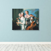 Die fünf Sinne Leinwanddruck (Insitu (Holzboden))