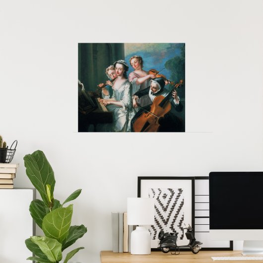 Die fünf Sinne Poster (Heimbüro)