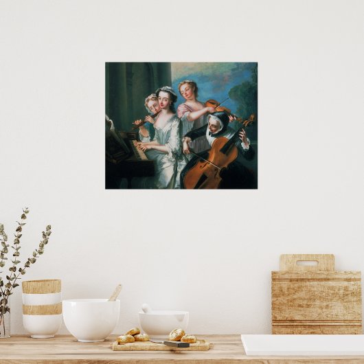 Die fünf Sinne Poster (Küche)