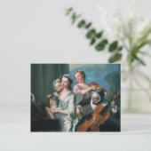 Die fünf Sinne Postkarte (Stehend Vorderseite)
