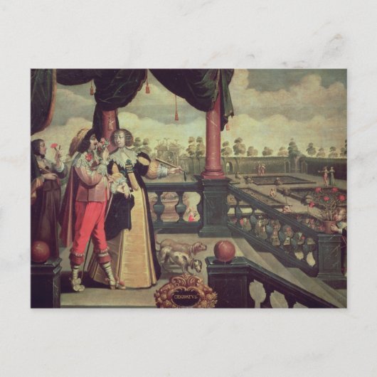 Die fünf Sinne - riechen Postkarte (Vorderseite)