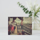 Die fünf Sinne - riechen Postkarte (Stehend Vorderseite)