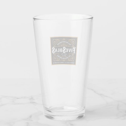 Die fünf Solas Glas (Rückseite)