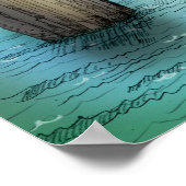 Die fünf Steinsäulen Poster (Ecke)