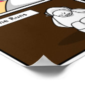 Die fünf Stufen der Koffeinzufuhr Poster (Ecke)