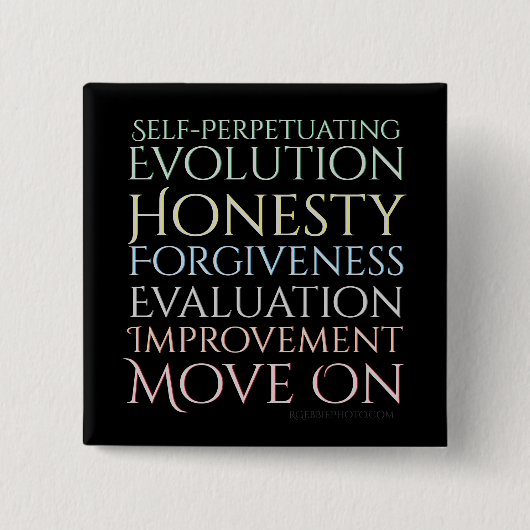 Die fünf Tasten, die die Evolution selbst bestimme Button (Vorderseite)