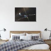 Die fünf THEMIS-Raumsonden im Orbit Leinwanddruck (Insitu (Schlafzimmer))