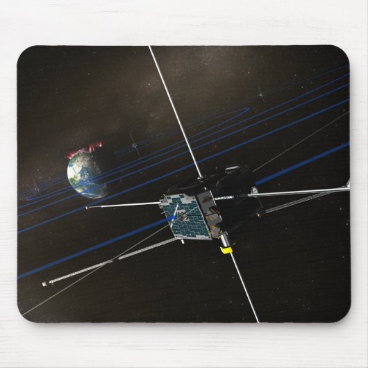 Die fünf THEMIS-Raumsonden im Orbit Mousepad (Vorne)