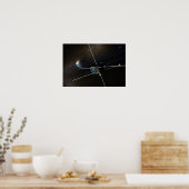 Die fünf THEMIS-Raumsonden im Orbit Poster (Küche)