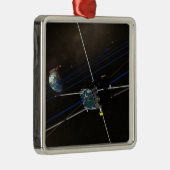 Die fünf THEMIS-Raumsonden im Orbit Silbernes Ornament (Rechts)