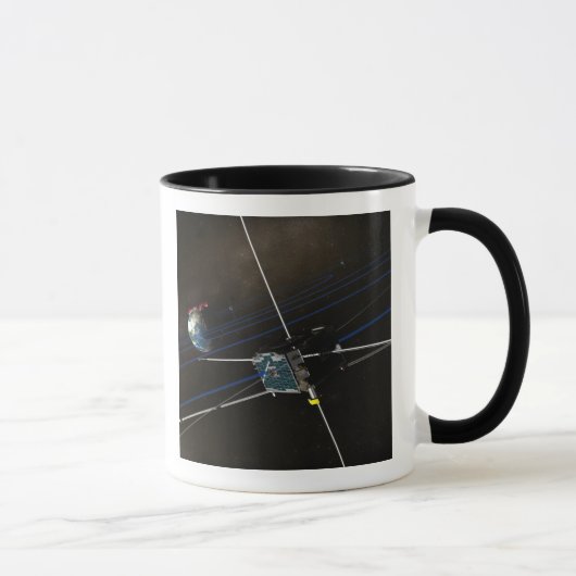 Die fünf THEMIS-Raumsonden im Orbit Tasse (Rechts)