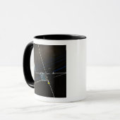 Die fünf THEMIS-Raumsonden im Orbit Tasse (Vorderseite Links)