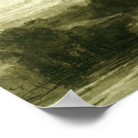 Die fünfte Pest Ägyptens, 1806-10 Poster (Ecke)