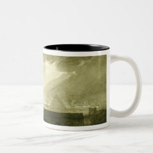 Die fünfte Pest von Ägypten, 1806-10 Zweifarbige Tasse
