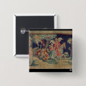 Die fünfte Trompete und die Heuschrecken Button (Vorne & Hinten)