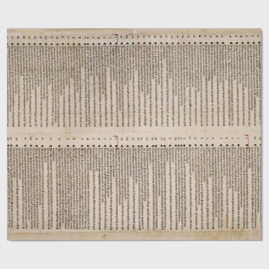 Die fünfundneunzig Thesen (Martin Luther) Geschenkpapier (Flach)