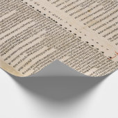 Die fünfundneunzig Thesen (Martin Luther) Geschenkpapier (Ecke)