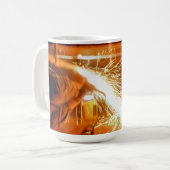 Die Funken plombieren ursprünglich Kaffeetasse (Vorderseite Links)