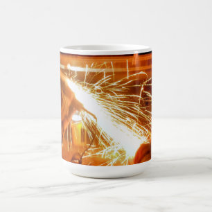 Die Funken plombieren ursprünglich Kaffeetasse