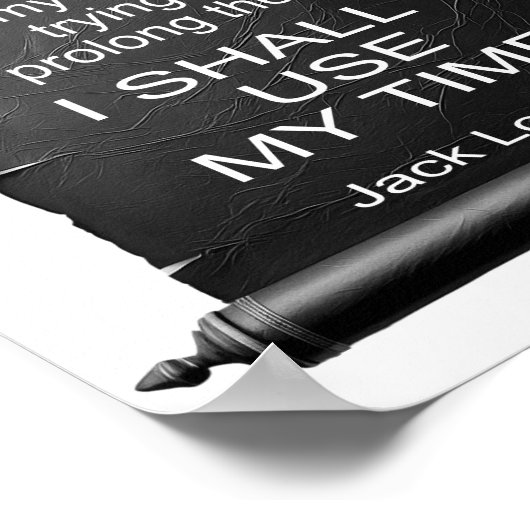 DIE FUNKTION DES MENSCHEN BESTEHT DARIN, DEN Jack  Poster (Ecke)