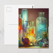 Die funktionierende Fantasie des Alchemisten Postkarte (Vorne/Hinten)