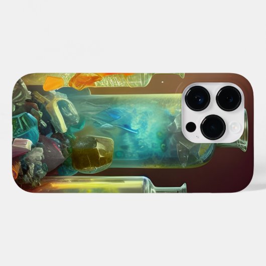 Die funktionierende Fantasiekunst des Alchemisten Case-Mate iPhone Hülle (Rückseite (Horizontal))