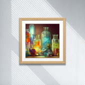 Die funktionierende Fantasiekunst des Alchemisten Poster