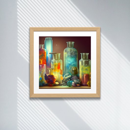 Die funktionierende Fantasiekunst des Alchemisten Poster