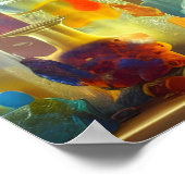 Die funktionierende Fantasiekunst des Alchemisten Poster (Ecke)