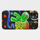 Die funky Schildkröte Case-Mate iPhone Hülle (Rückseite (Horizontal))