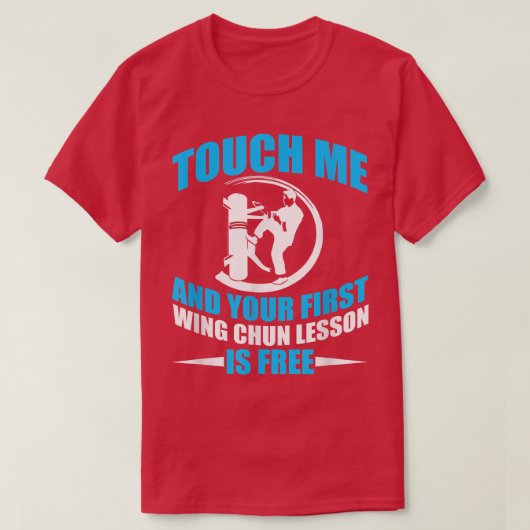 DIE FUNNY ERSTE LESSON IST FREI WING CHUN Sports a T-Shirt (Design vorne)