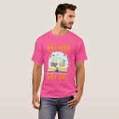Die Funny History Buff Warnung könnte beginnen, da T-Shirt (Vorne ganz)