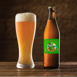 Die Funny Southern Gator Fishing Surfin anpassen Bierflaschenetikett