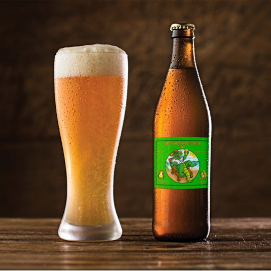 Die Funny Southern Gator Fishing Surfin anpassen Bierflaschenetikett