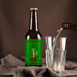 Die Funny Southern Gator Fishing Surfin anpassen Bierflaschenetikett