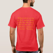 Die für die Telefonfirma T-Shirt (Rückseite)