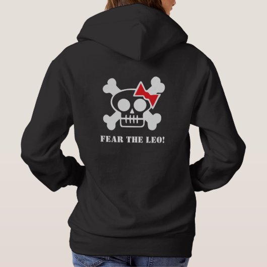 Die FURCHT der Frauen der LÖWE! Hoodie (Rückseite)