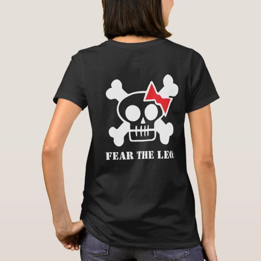 Die FURCHT der Frauen der LÖWE! T-Shirt (Rückseite)