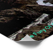 Die Furie von Kanaloa ~ hawaiianischer Gott des Oz Poster (Ecke)