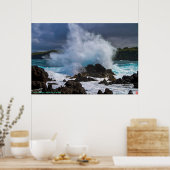 Die Furie von Kanaloa ~ hawaiianischer Gott des Oz Poster (Küche)