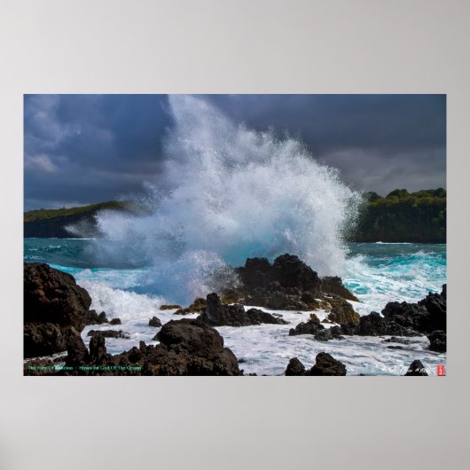 Die Furie von Kanaloa ~ hawaiianischer Gott des Oz Poster (Vorne)