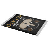 Die Furry Potato gerettet | Geschenke für Guinea Schneidebrett (Ecke)