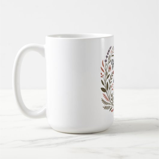 Die Fürsorge einer Mutter heilt gebrochene Seelen Kaffeetasse (Links)
