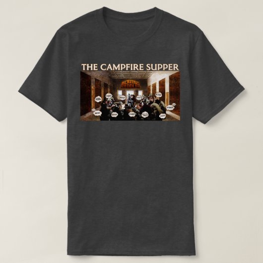 Die Furz des Campfire Supper Blazing Saddles T-Shirt (Design vorne)