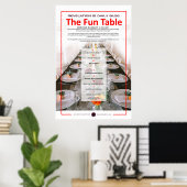 Die Fusionstabelle Poster (Heimbüro)