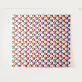 Die Fußabdrücke des Herzpflasters dekorieren mit L Wandteppich (Vorderseite (Horizontal))