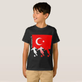 Die Fußball-Türkei-Dunkelheits-T - Shirt (Vorne ganz)