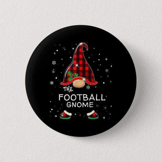 Die Fußball-WM Weihnachts-Party-Matchfamilie Button (Vorderseite)