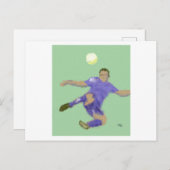 Die Fußballkunst Postkarte (Vorne/Hinten)