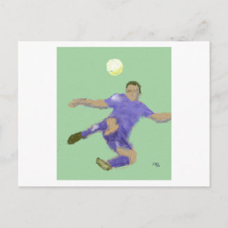 Die Fußballkunst Postkarte